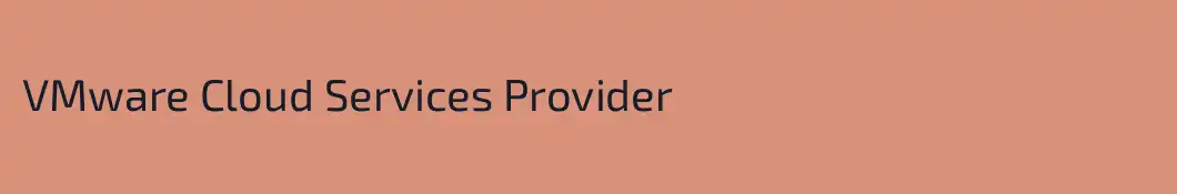 VMware Cloud Services Provider
